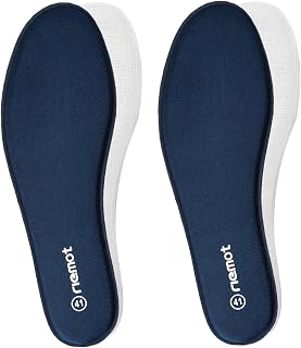 riemot 2 Pairs Memory Foam Insoles for Men and Women,Replacement Inner Soles for Sports,Work Boots,Trainers,Sneakers and Walking Shoes,Cushioned Soft Shoe Inserts