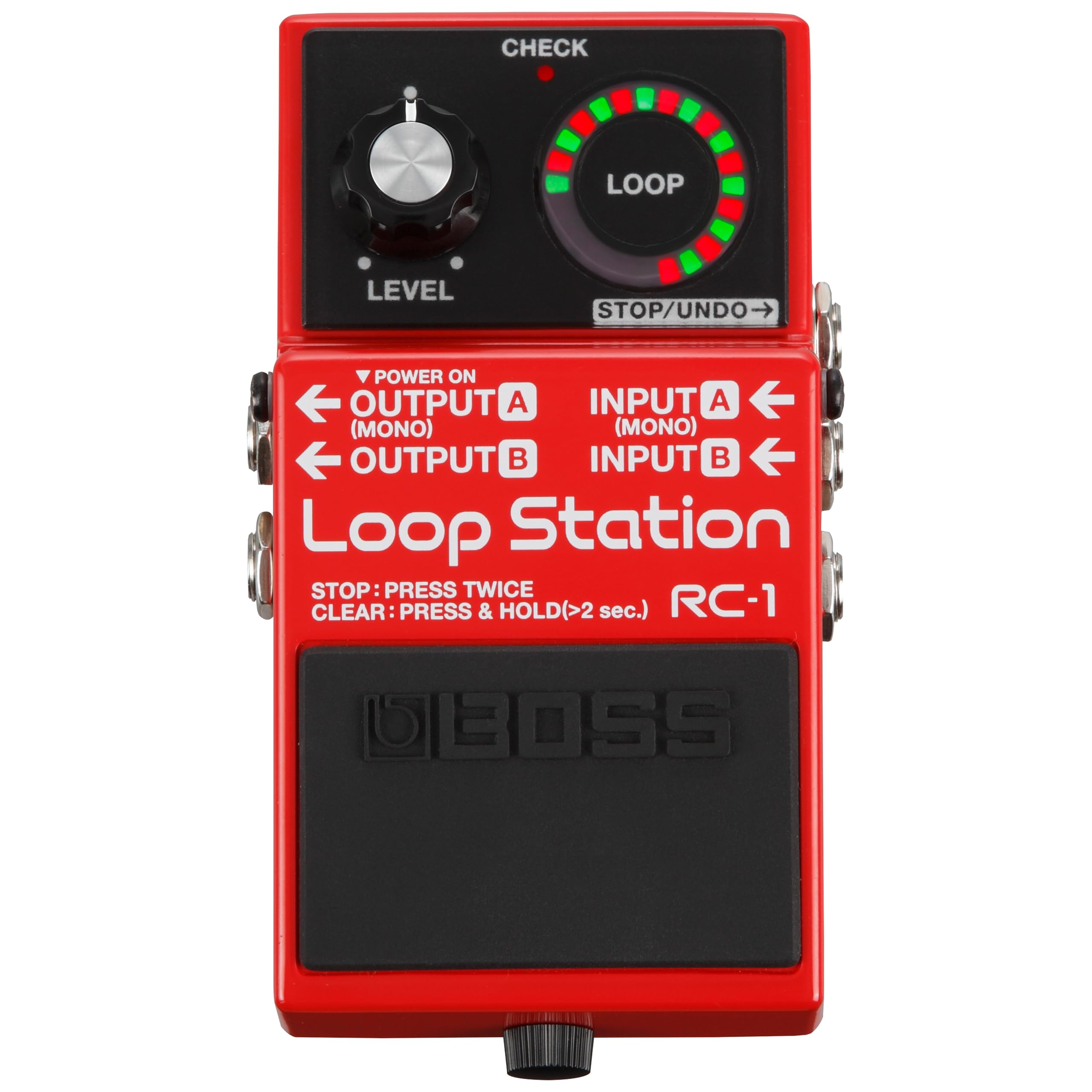 BOSS RC-1 Loop Station Pedal | Industry Standard Simple Looper for Guitar, Bass,
