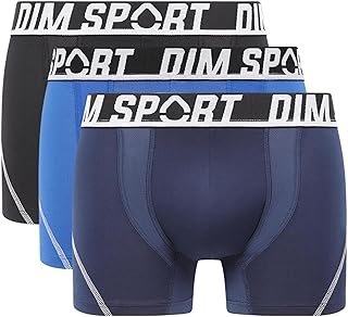Dim Bóxer Deportivo para Hombre - Juego de 3 | Microfibra Transpirable de Secado rápido | Sujeción y termorregulación óptimas
