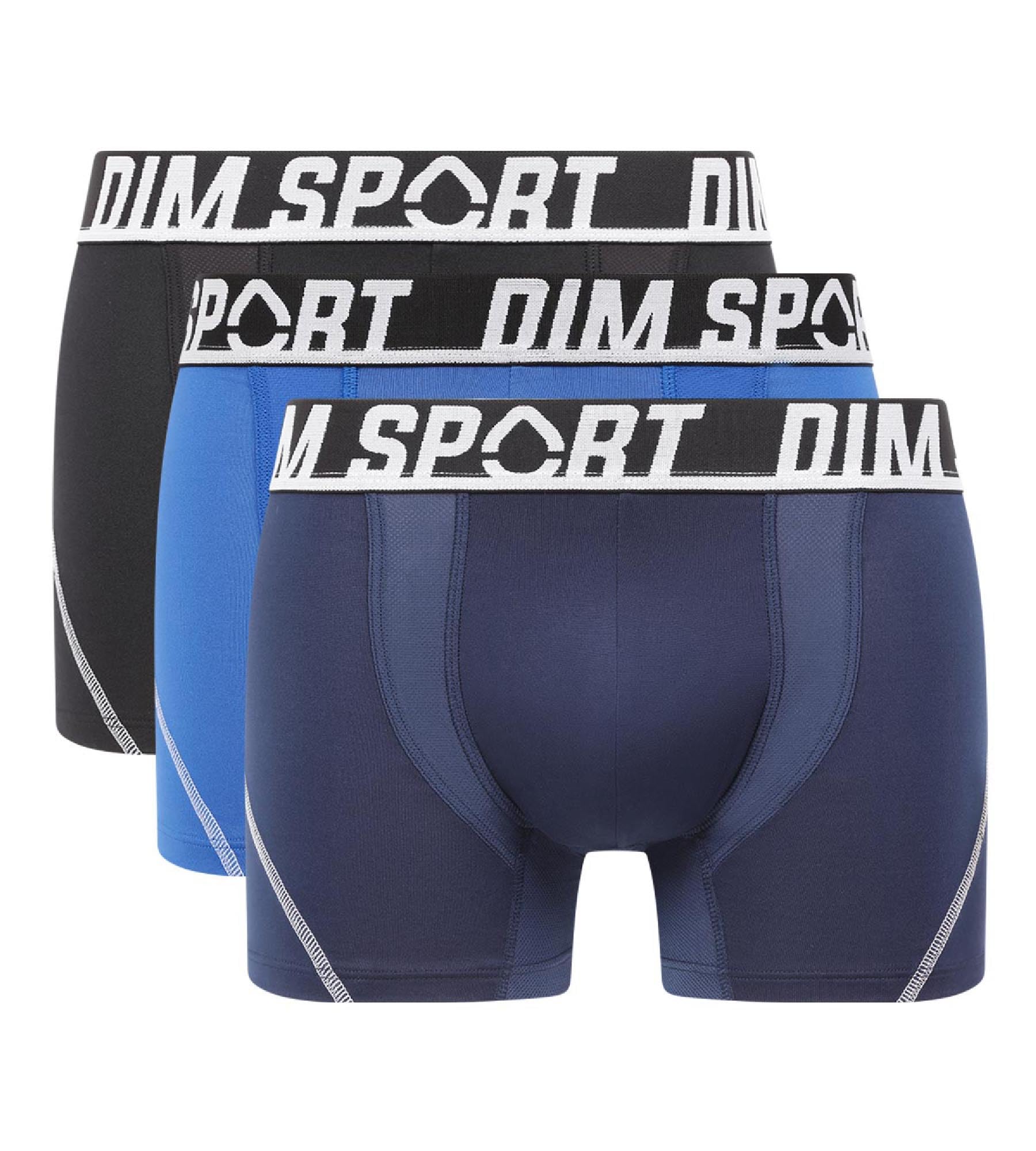 Dim Bóxer Deportivo para Hombre - Juego de 3 | Microfibra Transpirable de Secado