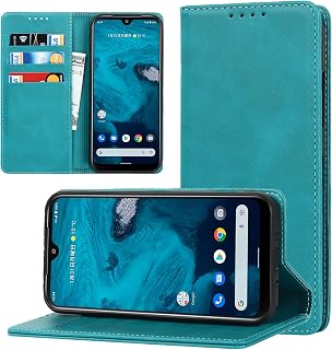 【Hamany】 対応 OPPO A73 ケース 手帳型 オッポa73 ケース カード収納 -ファッションスカイブルー