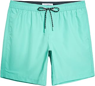 maamgic 2 in 1 Compression Lined Swimsuit with Zipper Men Swim Shorts Beach