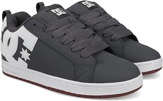 DC Court Graffik - Men's Skate Shoes, Grey/White