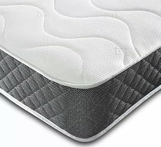 Wilson Beds - 3ft Single Mattress Approx 6.5 Inch Deep Soft Feel Memory Foam and Spring Mattress (3ft x 6ft3) (Single)