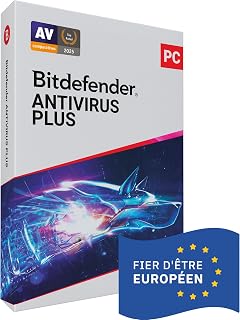 Bitdefender Antivirus Plus 2026| 1 Appareil | 1 An | PC | Code d’activation par email | Renouvellement Automatique