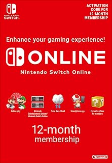 Nintendo Switch Online Membership - 12 Months | Switch Download Code