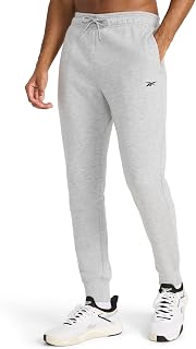 Reebok Mens Motion Core Fleece Motion Jogger, Standard Fit, 30” Inseam, Midweight Cotton-Poly Fleece Blend FabricSweatpants