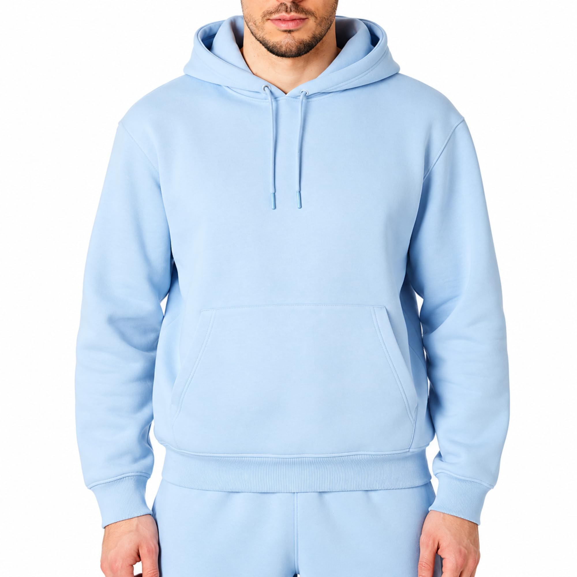 RIPT Men's Fleece Hoodie Pullover with Pockets and Drawstring, Long Sleeve Soft 