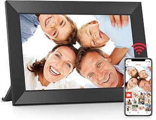 Frameo Digital Picture Frame 10.1" Electronic Photo Frames WiFi 32GB Memory | 1280 x 800 IPS Touch Screen, Send Photos/Videos from Your Phone Anywhere, Photo Gifts for Parents and Grandparents