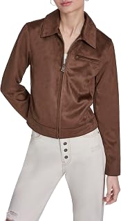 Levi's® Faux Leather Laydown Collar Jacket