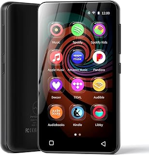 Innioasis G3 MP3 Player with Bluetooth and WiFi, 160G Player with Spotify | Music Player with Pandora 4" Touch Screen, Parental Controls for Kids, Android MP4 MP3 with Audible,Spotify Kids (Black)