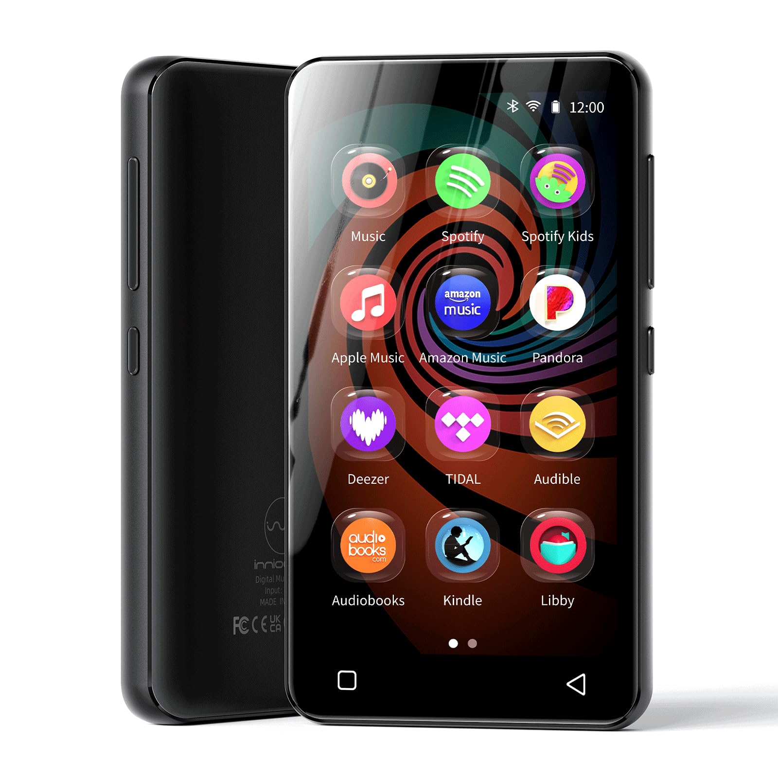Innioasis G3 MP3 Player with Bluetooth and WiFi, 160G Player with Spotify | Musi