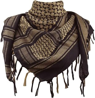 Explore Land Cotton Shemagh Keffiyeh Tactical Desert Scarf for Men Women