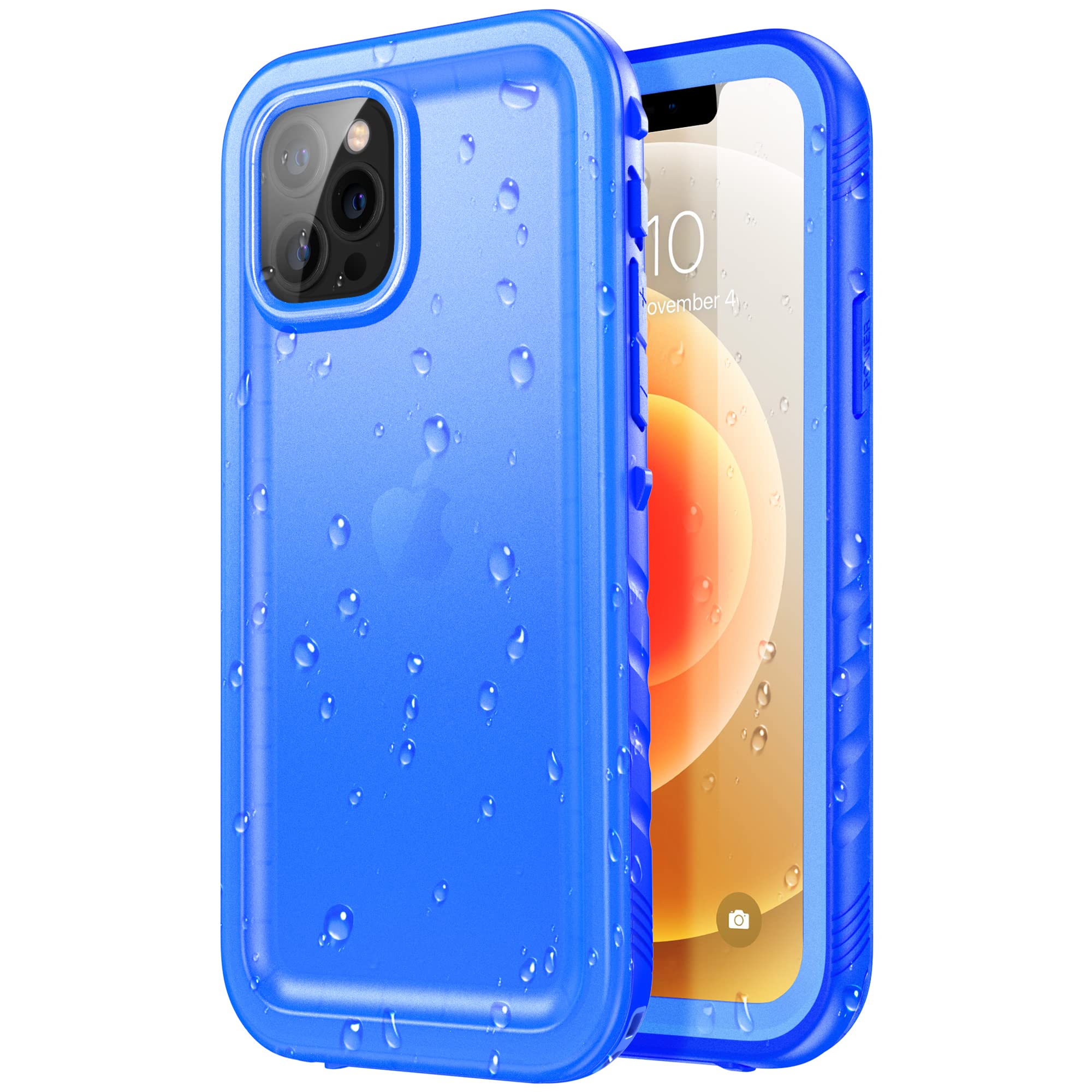 SPORTLINK for iPhone 12/12P Waterproof Case, Blue