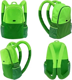 DAZCOS Green Medium Backpack Unisex Cosplay Costume Accessories Bag for Adult Everday Use Party (Green)