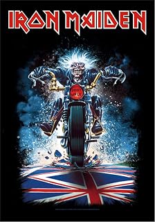 Global Merchandising Iron Maiden Flag Eddie Motorcycle Bike Poster Flag Fabric Poster Flag