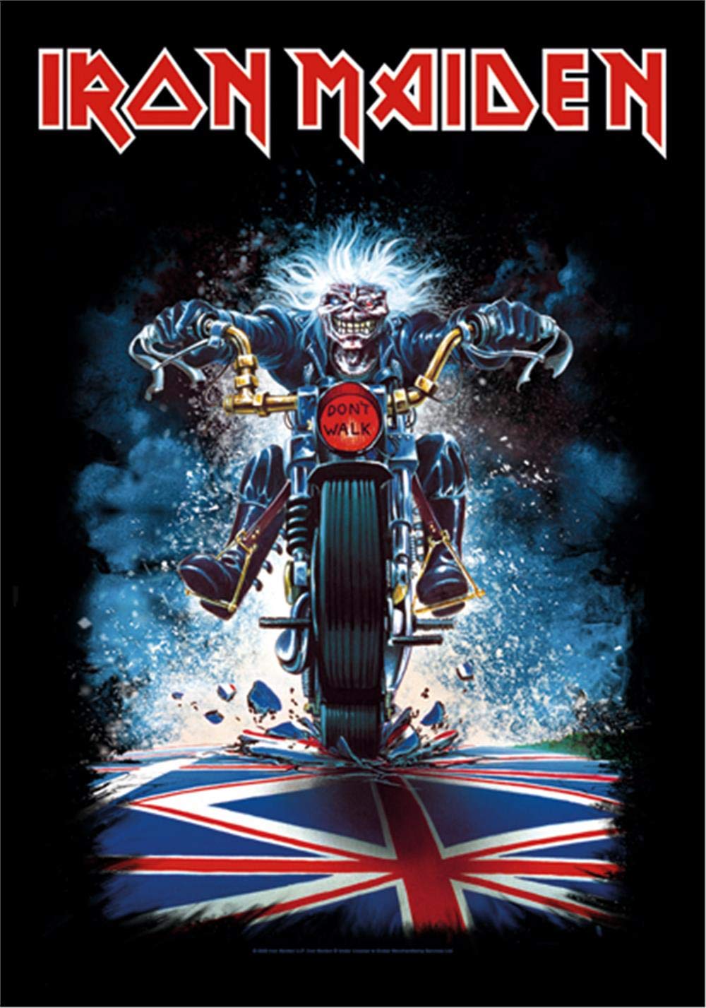 Global Merchandising Iron Maiden Flag Eddie Motorcycle Bike Poster Flag Fabric P