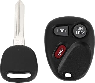 X AUTOHAUX 315MHz Keyless Entry Remote Key Fob for Chevrolet Silverado | KOBUT1BT, for GMC for Sierra 1500 2500 3500 1999-2001, 46 Chip 3 Buttons, Ignition Transponder Key Fob