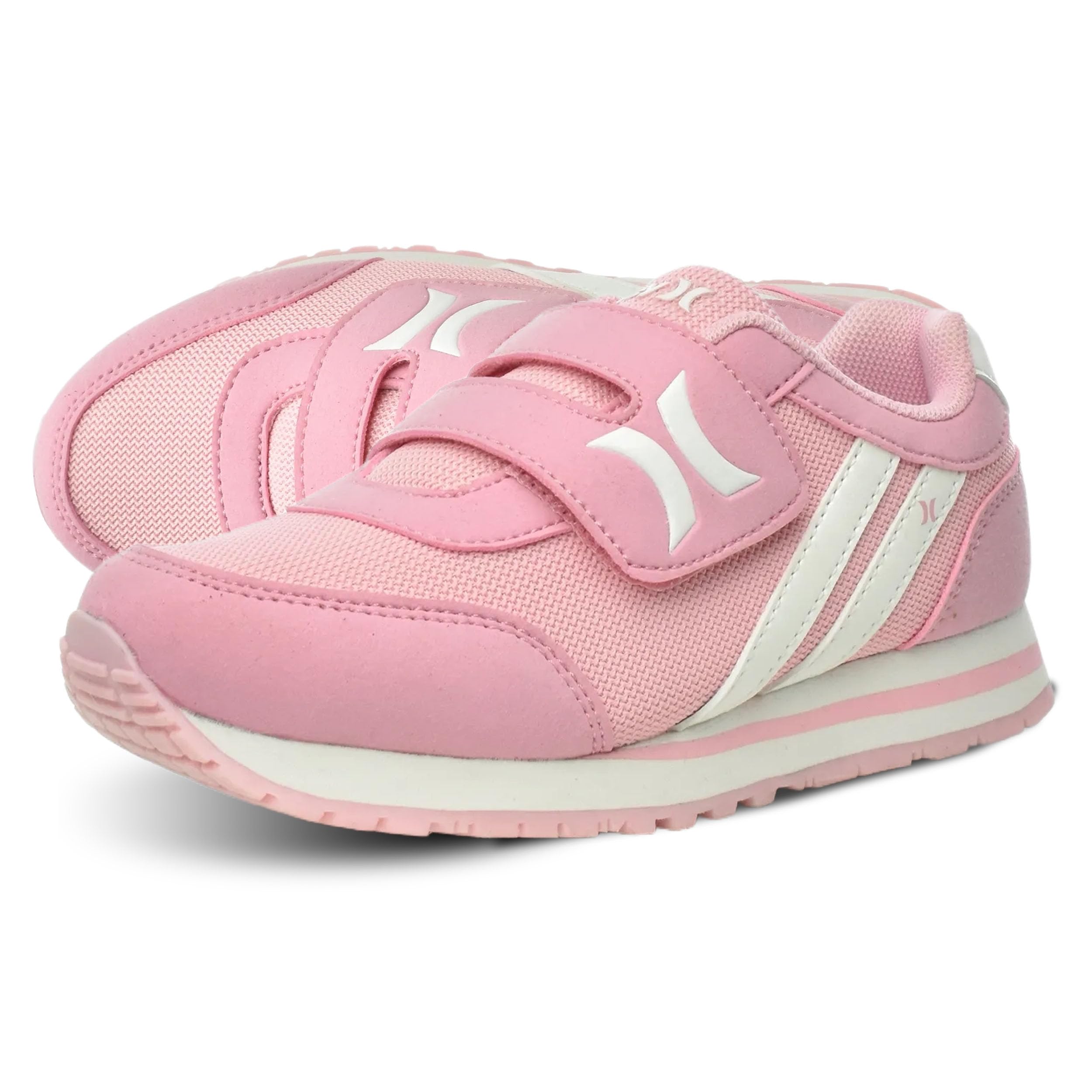 Hurley Kid's Knox Walking Sneakers - Kid's Runner Shoes with Hook & Loop Closure
