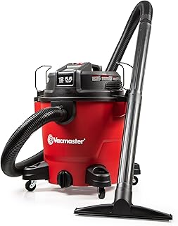 Vacmaster VJH1211PF 1101 12-Gal 5.5 Peak HP Heavy-Duty Wet/Dry Vac Red