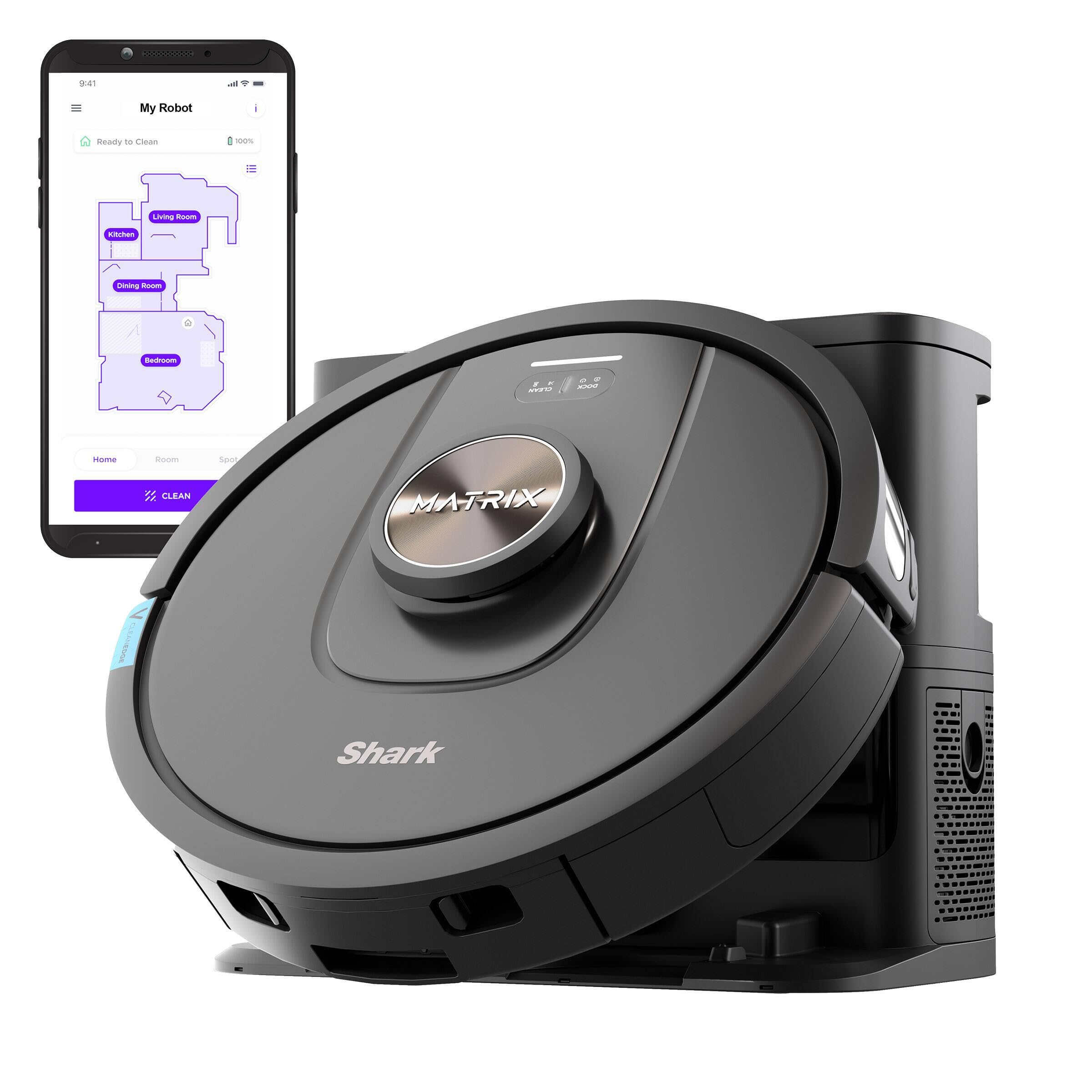 Shark UR2360S Ultra Robot Vacuum, with Matrix Clean, Precision Mapping, 30-Day C