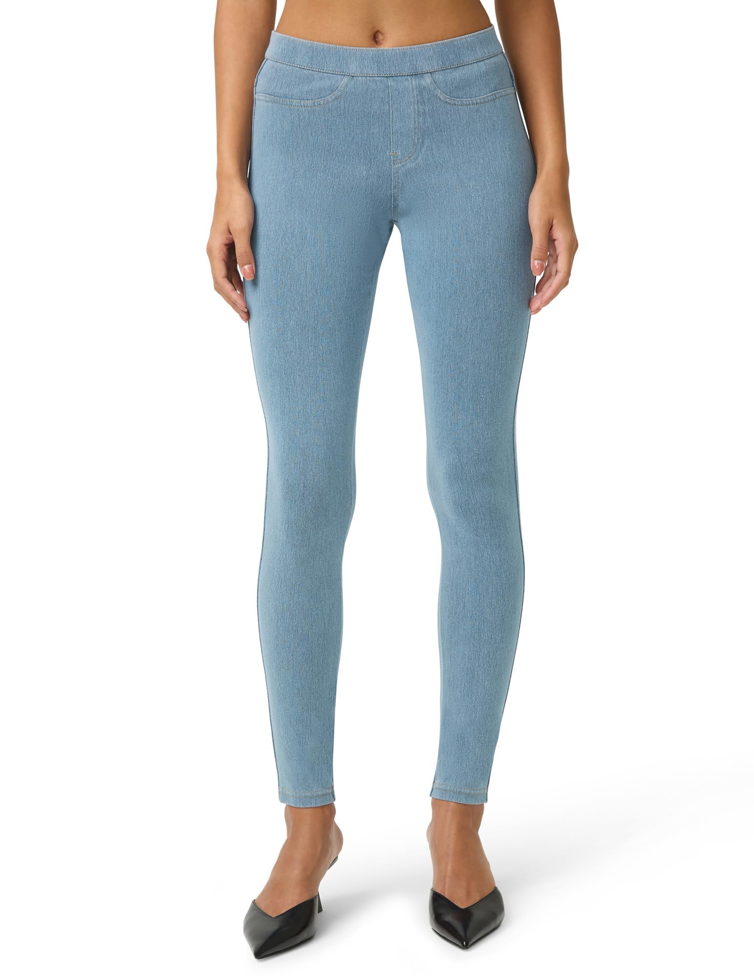 No Nonsense Classic Denim Leggings-Jeggings For Women with Real Back Pockets, Hi