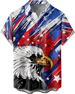 Hawaiian Shirts for Men Loose Short Sleeve Mens Beach Shirts Resort Casual Shirts