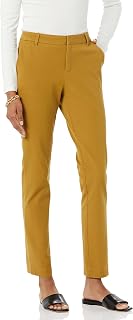 Amazon Essentials Women's Straight Leg Long Bi-Stretch Trousers