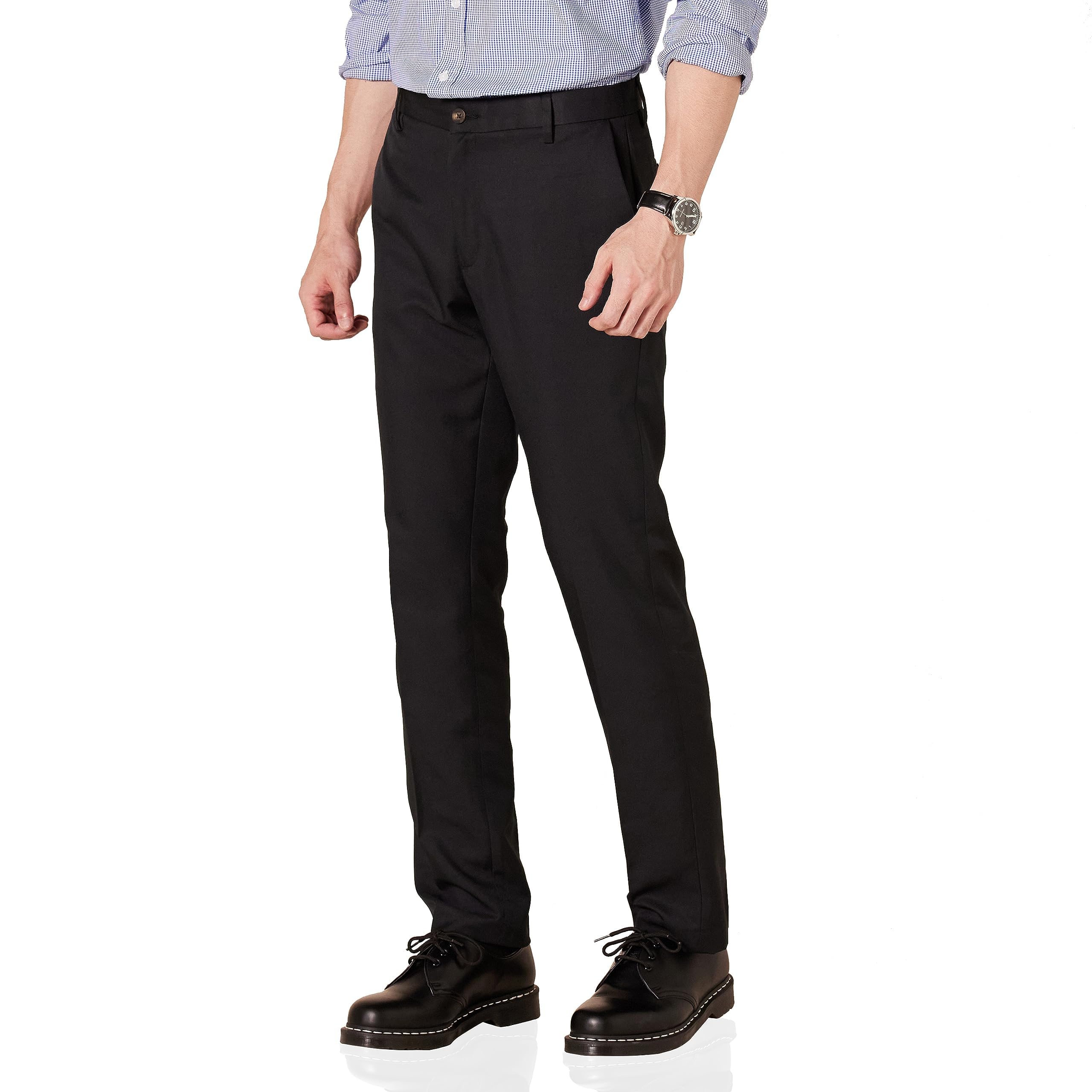 Amazon Essentials Men's Slim Fit Flat-Front Dress Suit Trousers