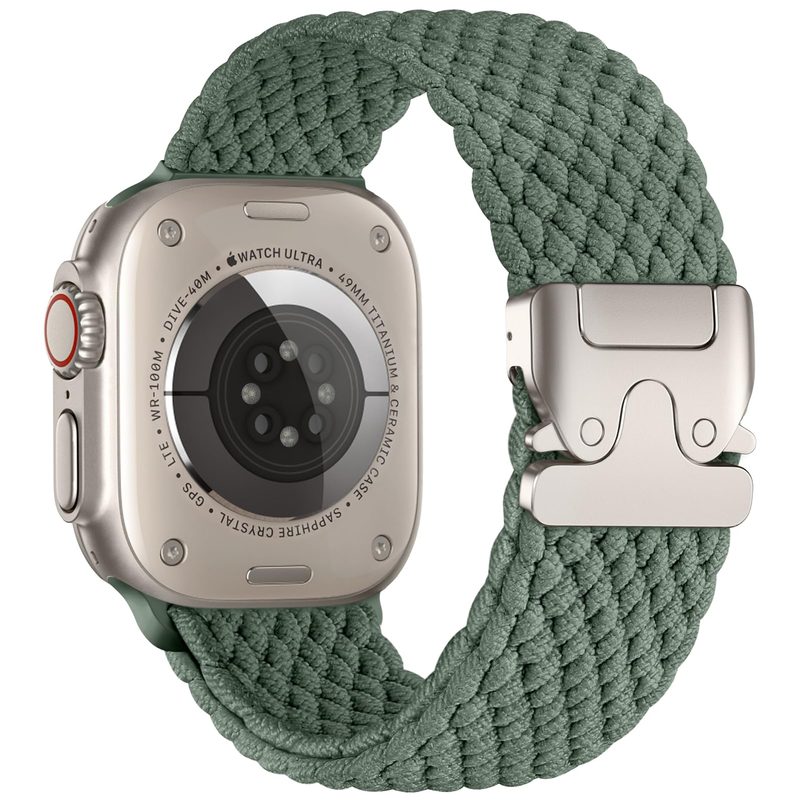 Braided Straps Compatible with Apple Watch Strap 45mm 46mm 49mm 44mm 42mm - Men 