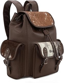 Montana West Wrangler Backpack Purse for Women Men Western Backpack Floral Tooled Travel Bags