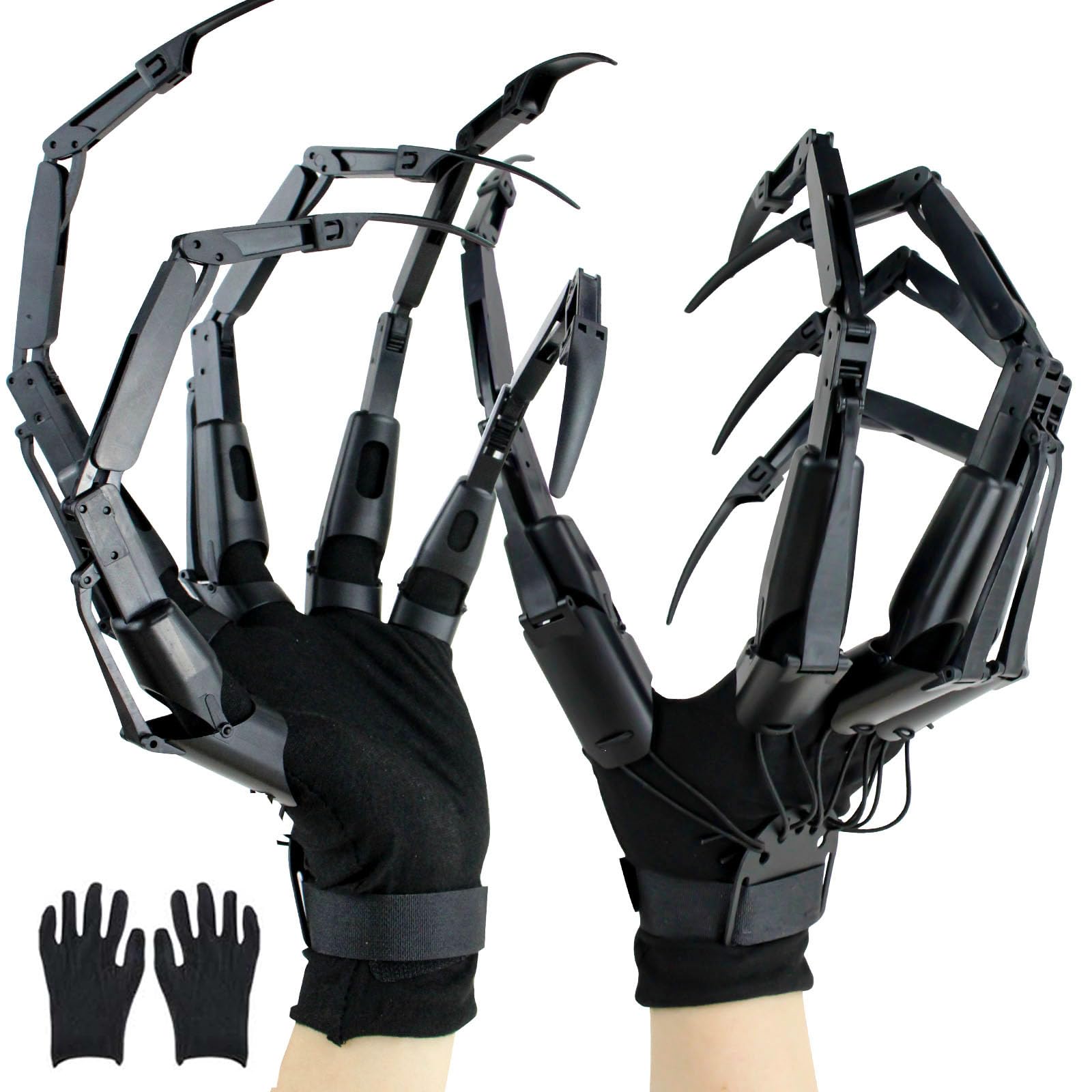 Foggizo Articulated Fingers With Fingernail, “Halloween Frights”, Extensions Wit