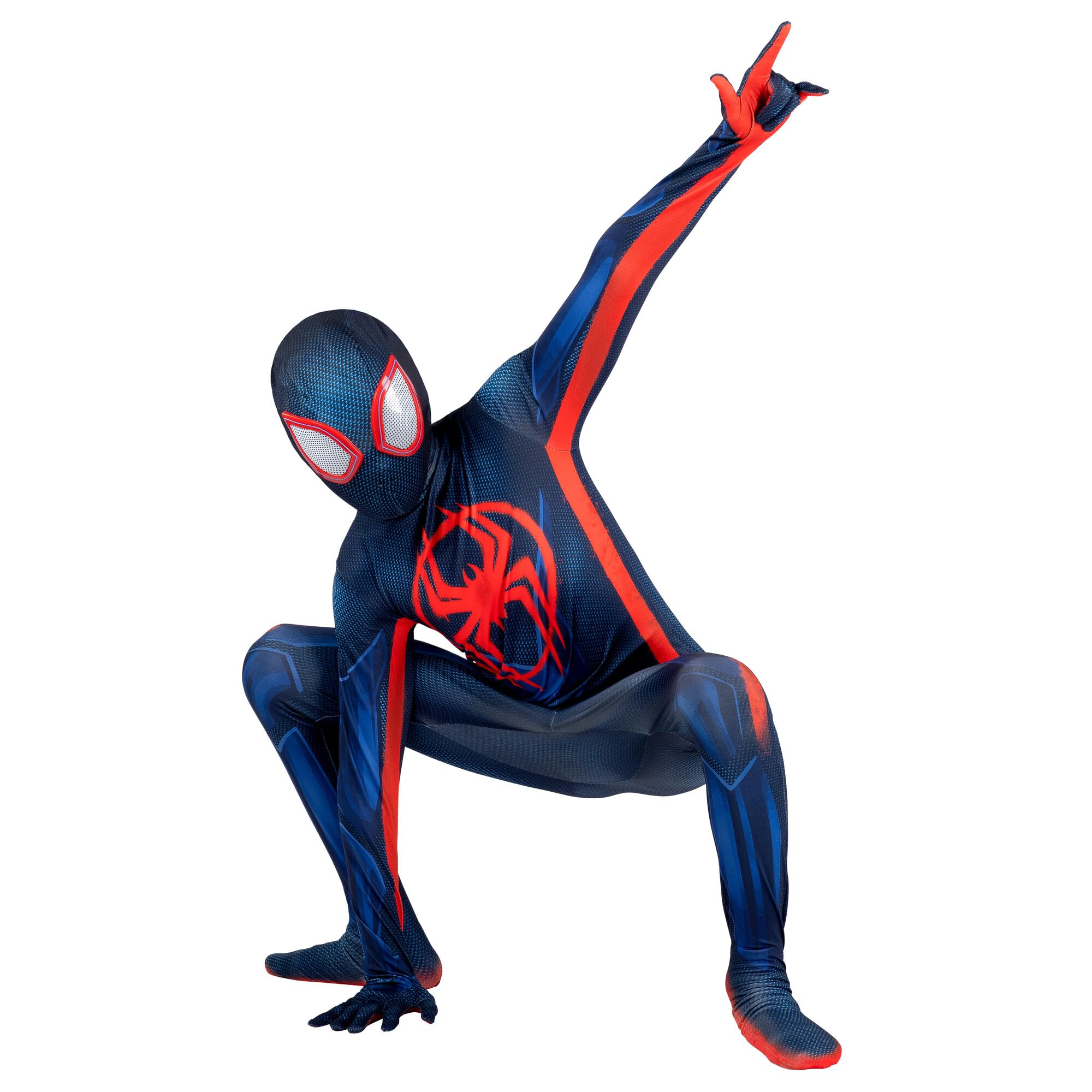 Marvel Miles Morales: Spider-Man Official Youth Deluxe Zentai Costume - Stretch 