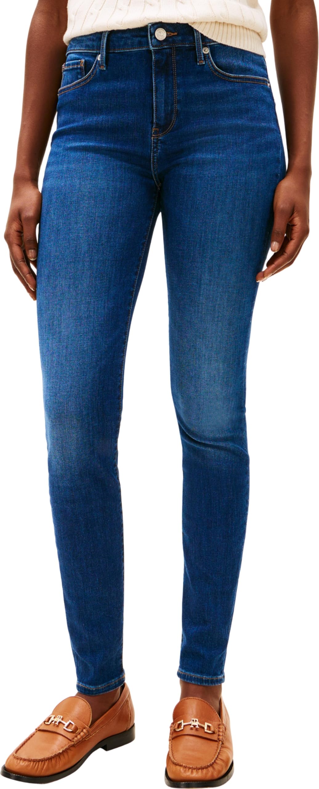 Tommy Hilfiger Women's Como Skinny Fit New Doreen Stretch Jeans