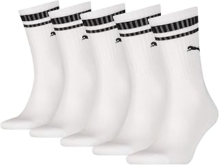 PUMA Unisex Adult Crew Sock (Pack of 5)