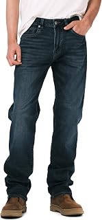 Buffalo David Bitton Men's Relaxed Straight Leg Driven Jean