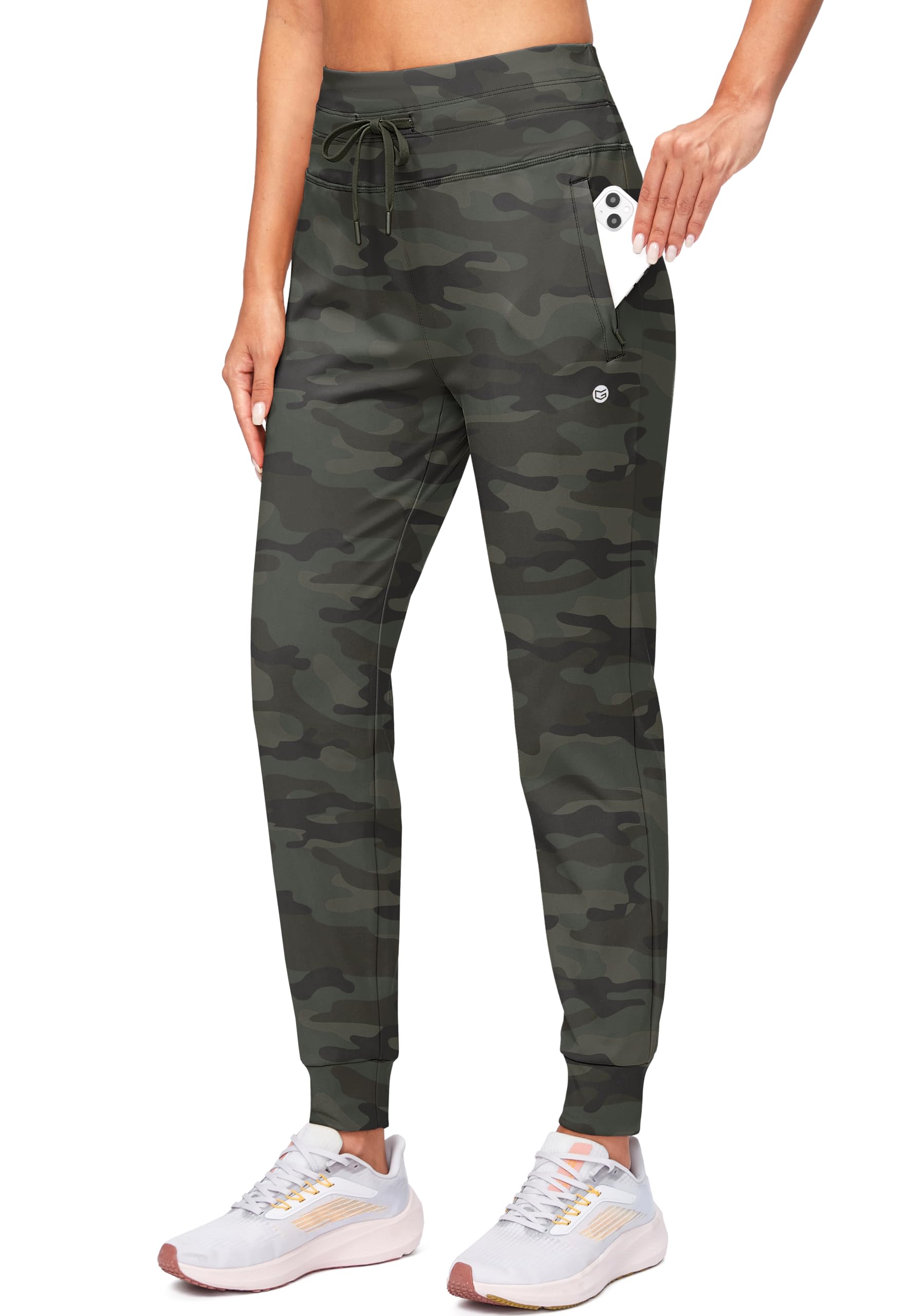 G Gradual Women's Fleece Lined Joggers Water Resistant Hiking Pants