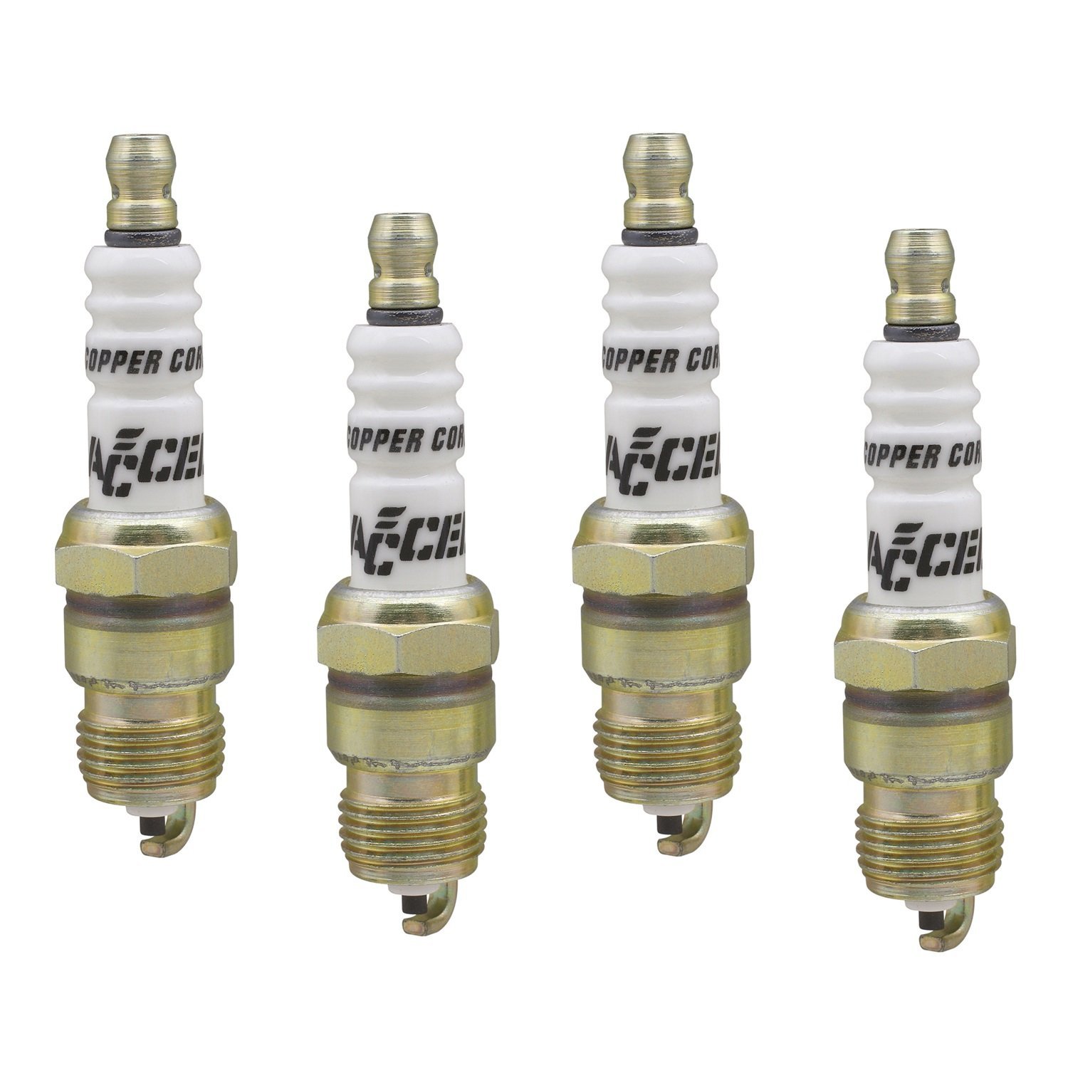 ACCEL 0576S-4 Shorty Copper Core Spark Plug, (Pack of 4)