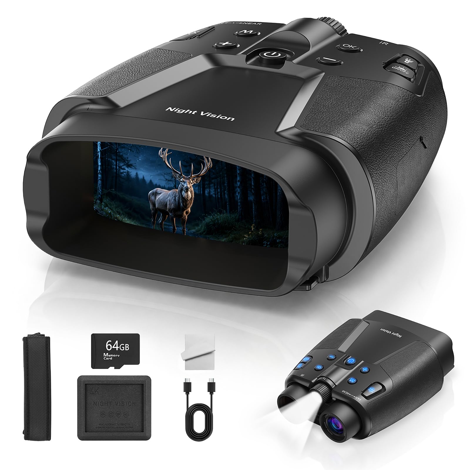 Vtiisamao Night Vision Goggles, Digital Night Vision Binoculars for Adults | 940