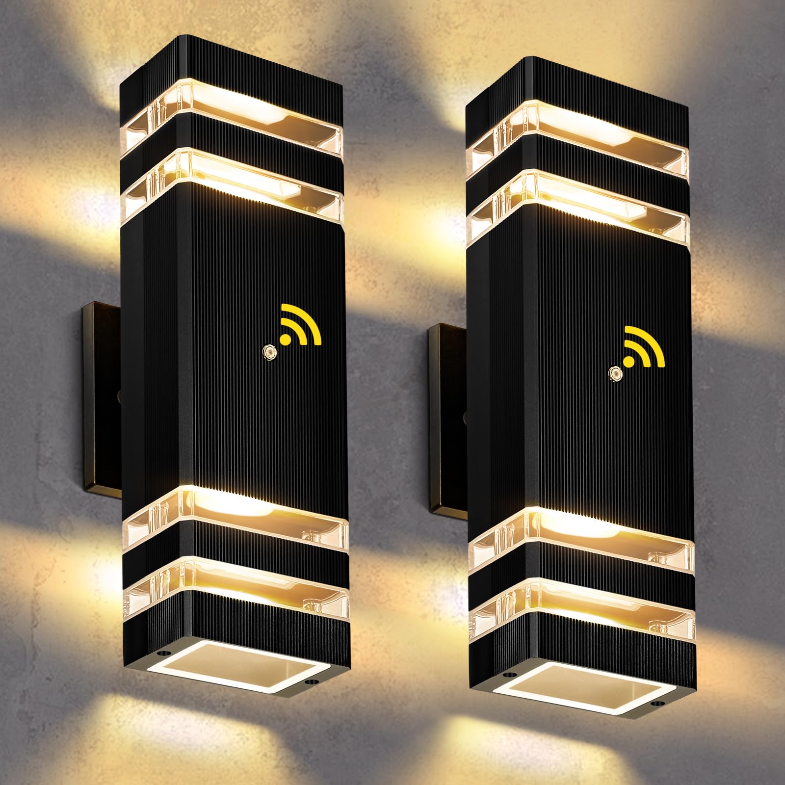 Exterior Lighting Fixtures Dusk to Dawn, Outdoor Wall Lights, Up and Down Porch 