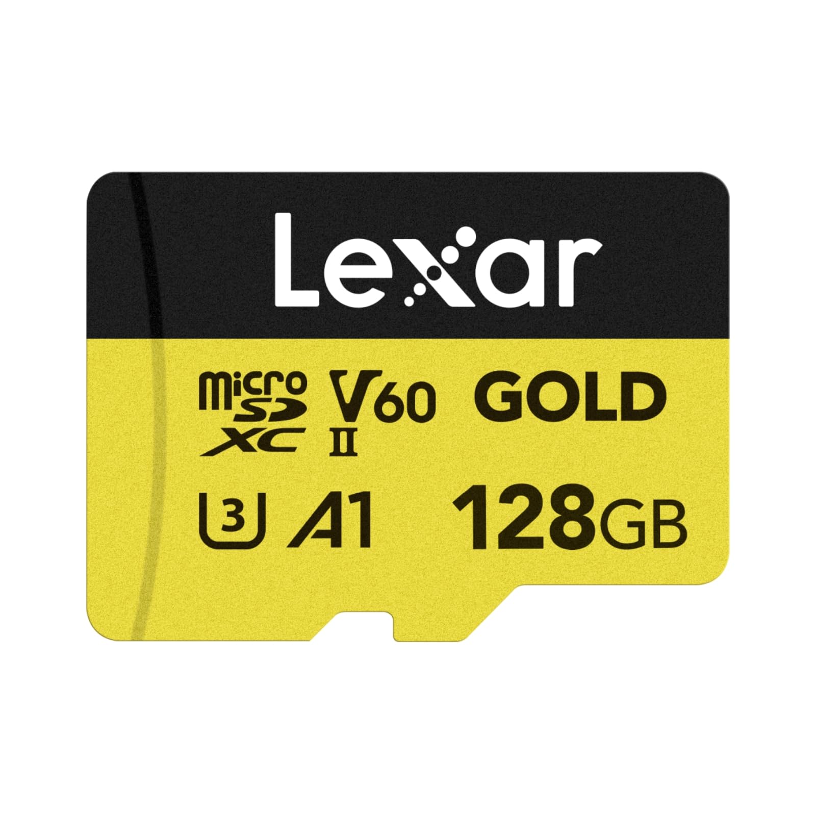 Lexar GOLD 128GB Micro SD Card MicroSDXC UHS-II Flash Memory Card V60 U3 A1 C10 