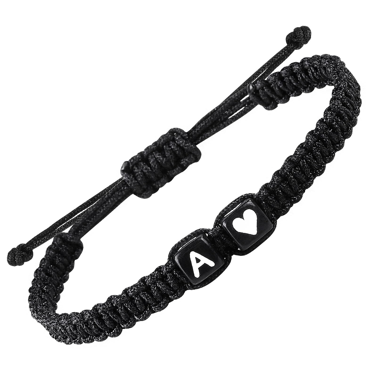 Father's Day Gifts Matching Couple Bracelets Letter Initial Bracelet for Men Wom