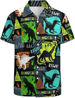 Men's Hawaiian Shirt Casual Button Down Short Sleeve Aloha Beach Shirt Party Shirt