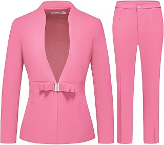 Women's 2 piece Business Professional Pant Suit Set