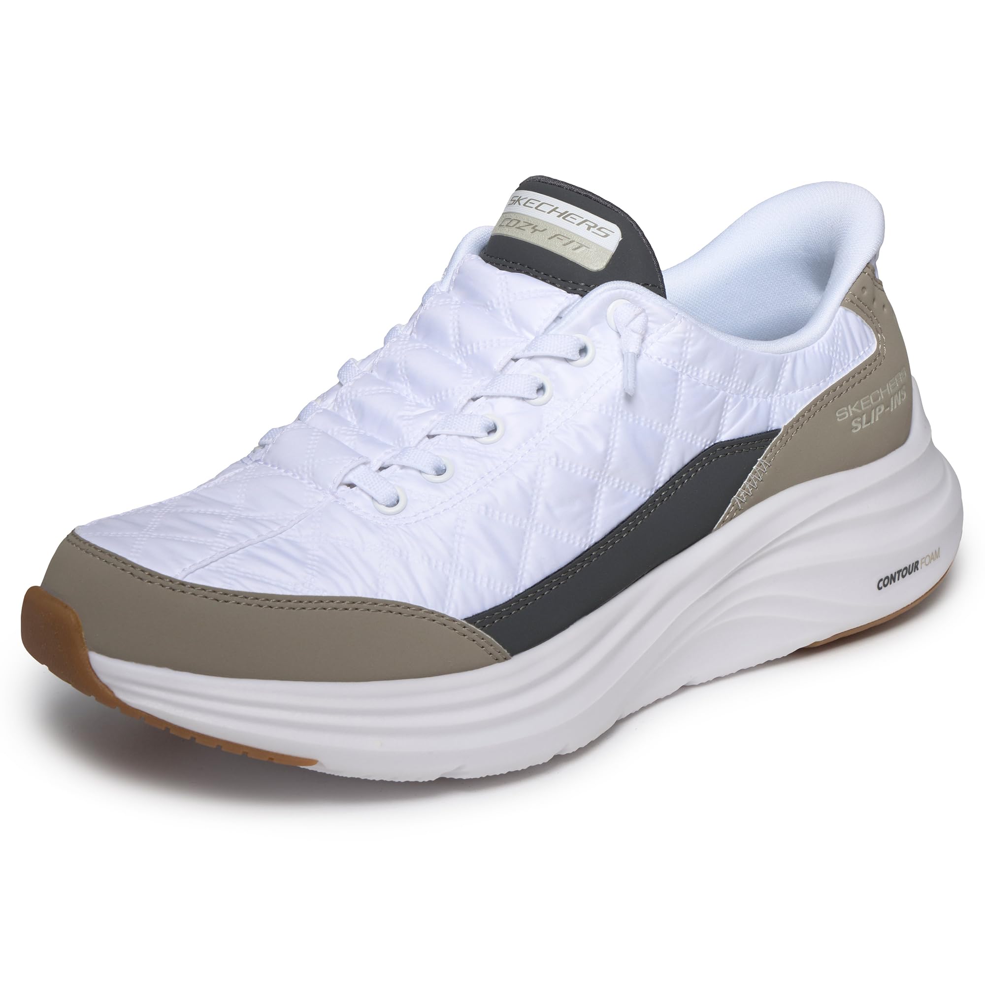 Skechers Men's Contour Foam Cozy Fit Hands Free Slip-inSneaker