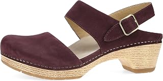 Dansko Lucia Women's Closed-Toe Sandals - Recycled Materials and Leather Lining for Breathability - Lightweight Rubber Outsole for Long Lasting Comfort
