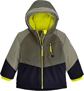 first instinct by killtec Fisw 31 Mns Ski Jckt Unisex Baby Functional Jacket with Hood and Snow Guard