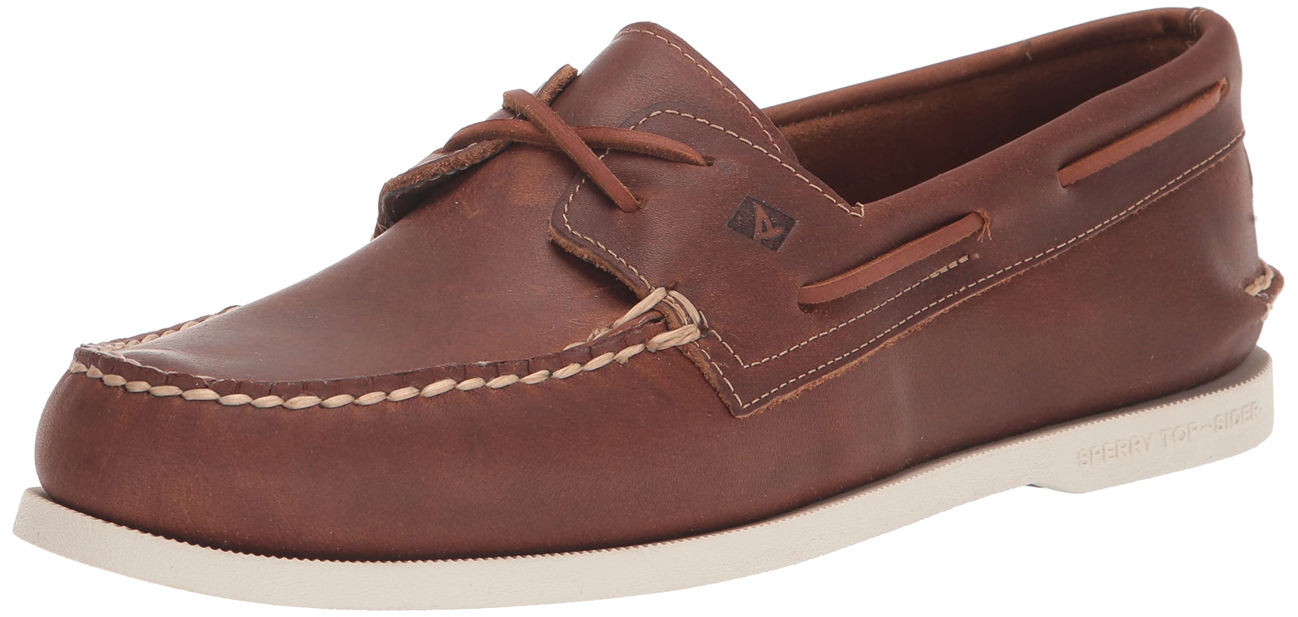 Sperry A/O Canvas 2-Eye 0836775, Men's Flat Shoes, Tan Lace Cross