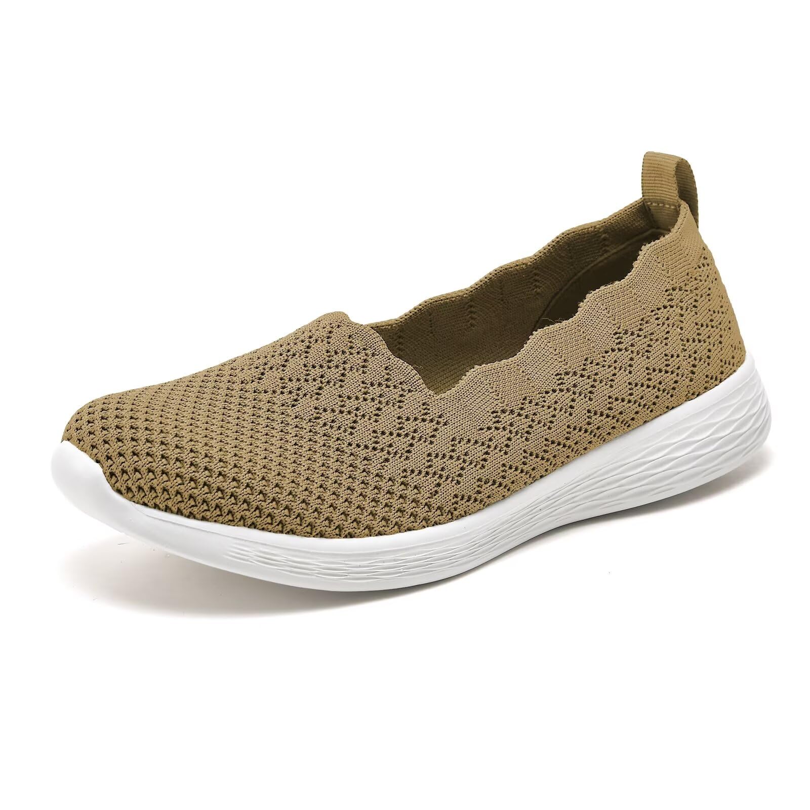 Puxowe Damen Slip On Sneaker Leichte Atmungsaktiv Sportschuhe Turnschuhe Bequem 
