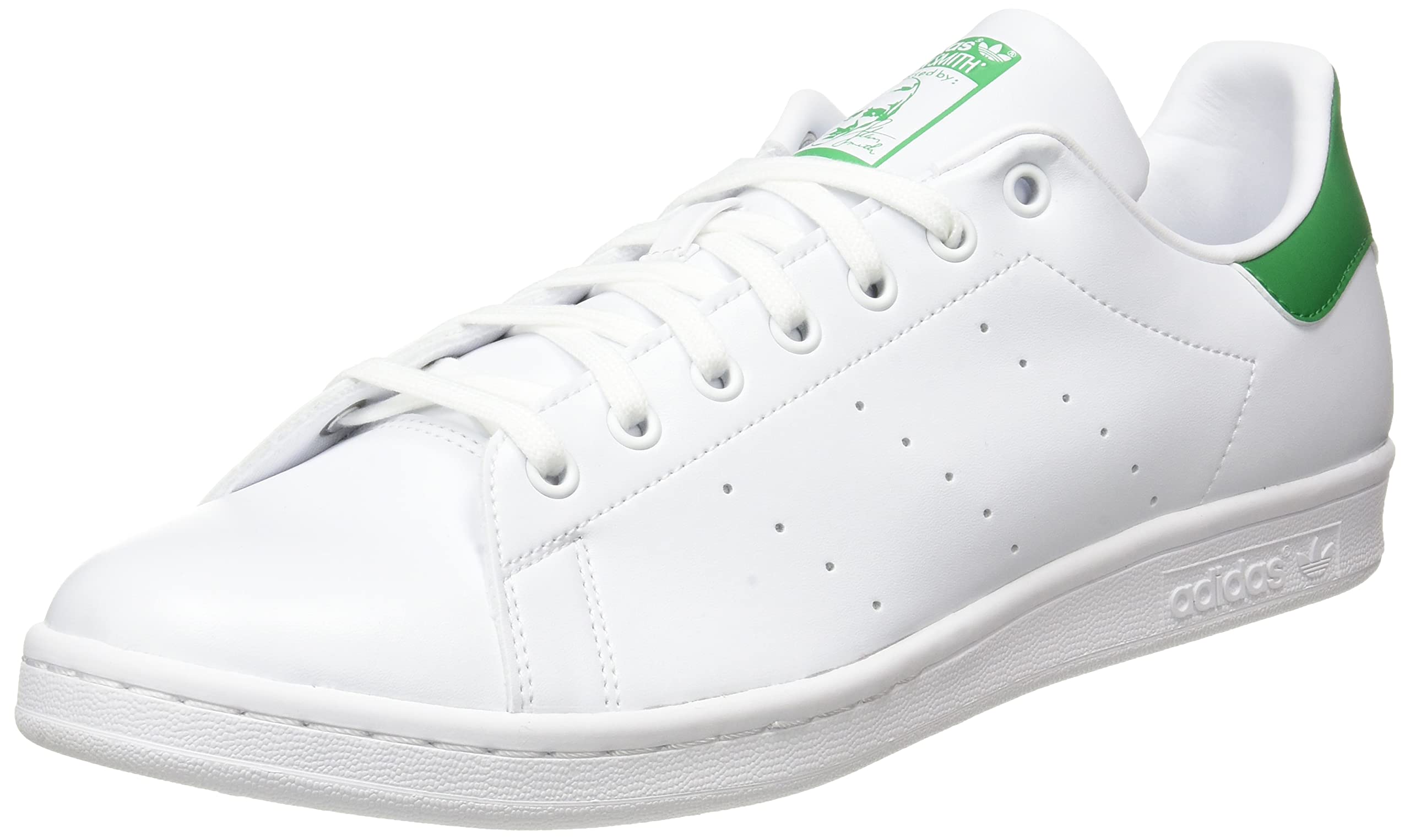 adidas Stan Smith Men's Trainers, Cloud White Collegiate Green, 11.5 UK